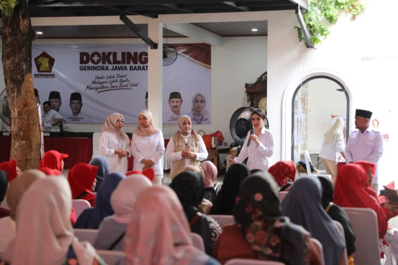 Gerindra Bawa Program Prabowo Menyapa Depok Lewat Pemeriksaan Kesehatan Gratis