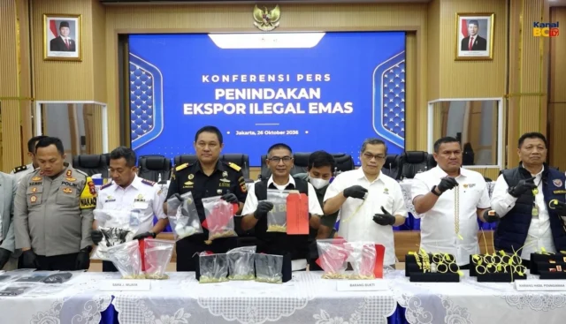Pemerintah Gagalkan Penyelundupan Emas 25,88 Kg Senilai Puluhan Miliar ke Luar Negeri